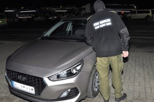 zatrzymane auto 