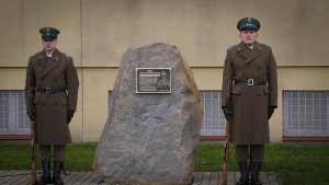 uroczysta zbiórka w komendzie BiOSG 