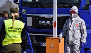 współpraca Straży Granicznej i Pożarnej w czasie pandemii 