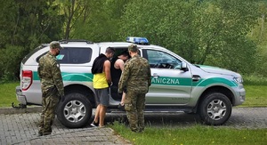imigranci zatrzymani w Bieszczadach 