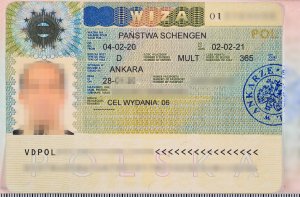 fałszywa wiza 