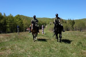 patrol konny BiOSG na granicy państwa 