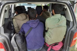 Imigranci zatrzymani w Bieszczadach Imigranci zatrzymani w Bieszczadach