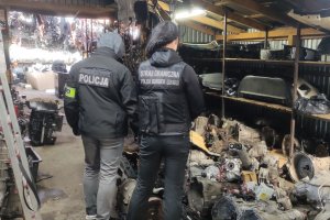 Wspólne działania policjantów i funkcjonariuszy Straży Granicznej 