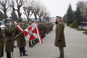 Uroczysta zbiórka w komendzie BiOSG 