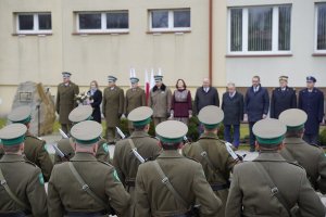 Uroczysta zbiórka w komendzie BiOSG 