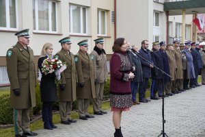 Uroczysta zbiórka w komendzie BiOSG 