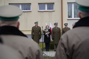 Uroczysta zbiórka w komendzie BiOSG 