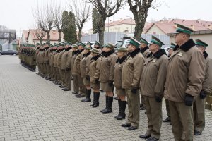 Uroczysta zbiórka w komendzie BiOSG 