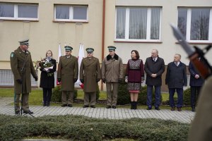 Uroczysta zbiórka w komendzie BiOSG 