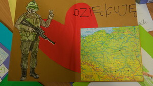 Kartki przygotowane przez dzieci 