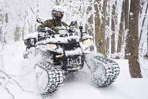 zimowy patrol na granicy w Bieszczadach 