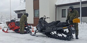 przygotowania do patrolu (PSG w Ustrzykach Górnych) 