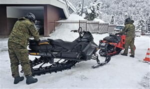 przygotowania do patrolu (PSG w Ustrzykach Górnych) 