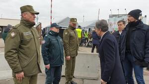Powitanie delegacji amerykańskiej w Korczowej 