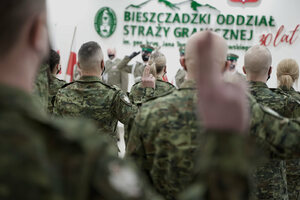 Ślubowanie nowoprzyjętych funkcjonariuszy 