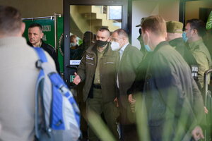 Wizyta w komendzie oddziału w Przemyślu 
