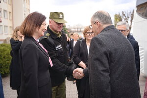 Ministrowie spraw zagranicznych z wizytą w Bieszczadzkim Oddziale SG 