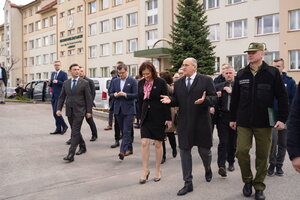 Ministrowie spraw zagranicznych z wizytą w Bieszczadzkim Oddziale SG 