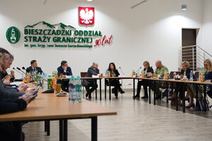 Ministrowie spraw zagranicznych z wizytą w Bieszczadzkim Oddziale SG 