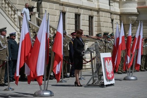 Uroczystość w Krasiczynie, dr Ewa Leniart 