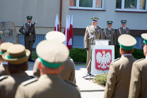 Uroczystość w komendzie Bieszczadzkiego Oddziału SG 