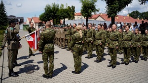 uroczyste ślubowanie w komendzie BiOSG 