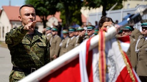 uroczyste ślubowanie w komendzie BiOSG 