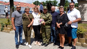 uroczyste ślubowanie w komendzie BiOSG 