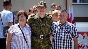 uroczyste ślubowanie w komendzie BiOSG 