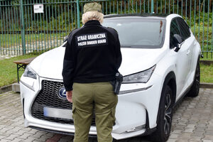zatrzymana toyota 