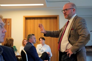 Pan dr hab. Maciej Duszczyk, wystąpienie podczas seminarium IOM w Polańczyku 