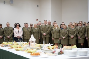 wigilijne spotkanie w komendzie BiOSG 