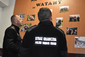Wizyta w placówce SG w Ustrzykach Górnych 