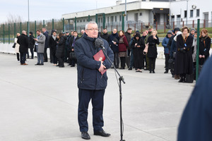 Wizyta międzynarodowej delegacji na przejściu granicznym w Korczowej 