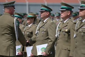 Uroczystość w komendzie BiOSG 
