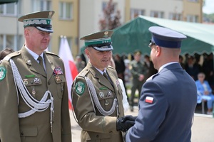 Uroczystość w komendzie BiOSG 