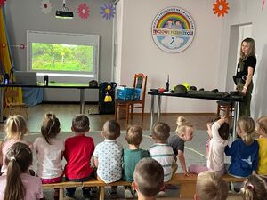 spotkania strażników granicznych z dziećmi i młodzieżą 