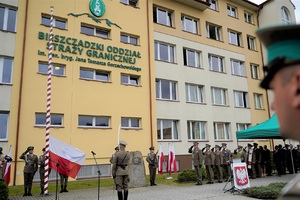 Uroczystość w komendzie BiOSG 
