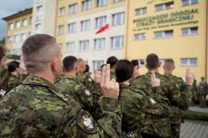 Uroczystość w komendzie BiOSG 