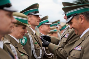 Uroczystość w komendzie BiOSG 