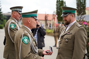 Uroczystość w komendzie BiOSG 