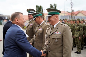 Uroczystość w komendzie BiOSG 