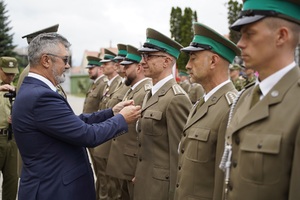 Uroczystość w komendzie BiOSG 