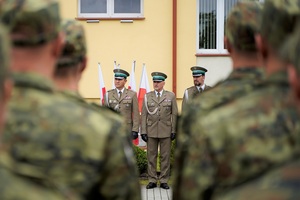 Uroczystość w komendzie BiOSG 