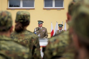 Uroczystość w komendzie BiOSG 