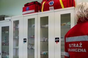 Strzeżony Ośrodek dla Cudzoziemców w Przemyślu - gabinet lekarski 