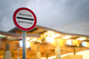 Znak: kontrola graniczna 