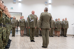 Uroczystość mianowania na stopnie młodszego chorążego SG oraz kaprala SG 