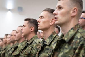 Uroczystość mianowania na stopnie młodszego chorążego SG oraz kaprala SG 